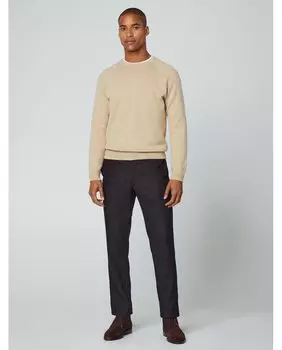 Узкие мужские брюки чинос из черной ткани донегал Hackett, черный