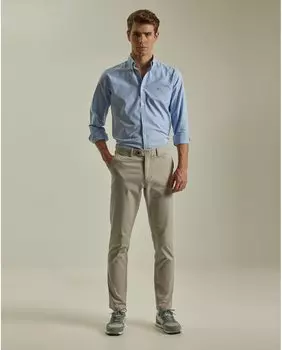 Узкие мужские брюки чинос с каменным узором PuroEgo