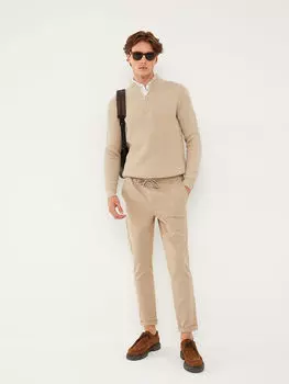 Узкие мужские брюки с завязками на талии LCW Vision