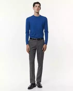 Узкие мужские брюки в клетку Sfera, серый