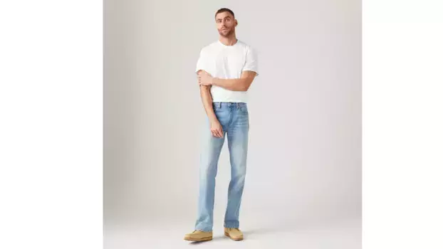 Узкие мужские джинсы 527 Bootcut Levi's, цвет Hole In The Wall - Medium Wash - Stretch