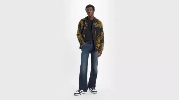 Узкие мужские джинсы 527 Bootcut Levi's, цвет Comin Round the Mountain - Dark Wash - Stretch