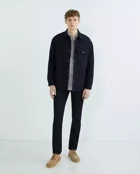 Узкие мужские джинсы J06 из плюшевой ткани Emporio Armani, индиго