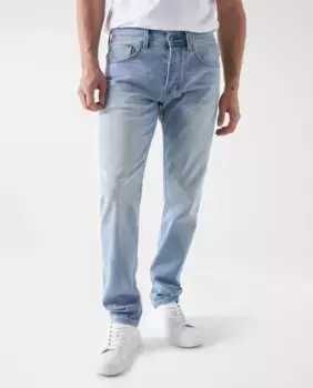 Узкие мужские джинсы с низкой посадкой Salsa Jeans, синий