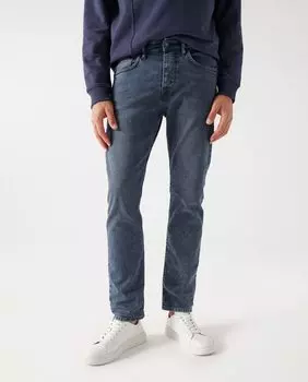 Узкие мужские джинсы синего цвета Salsa Jeans, синий