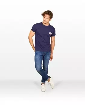 Узкие мужские джинсы Skull Rider, синий