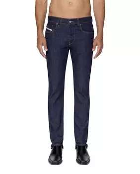 Узкие мужские джинсы темно-синего цвета Diesel, темно-синий