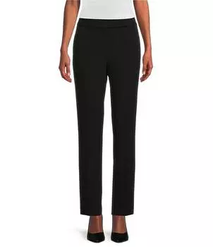 Узкие прямые брюки Preston & York с плоской передней частью, черный