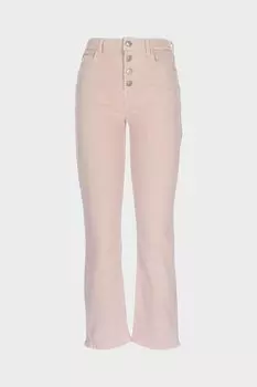 Узкие прямые джинсовые брюки с высокой талией и пуговицами Sydney Powder Color C 4529-061 CROSS JEANS
