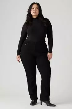 Узкие прямые джинсы 724 Curve с высокой посадкой Levi'S, мультиколор