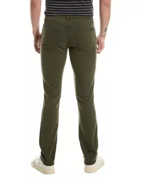 Узкие прямые джинсы 7 For All Mankind Slimmy Stone, оливковый