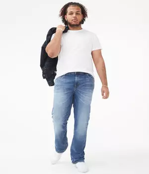 Узкие прямые джинсы Aeropostale, синий