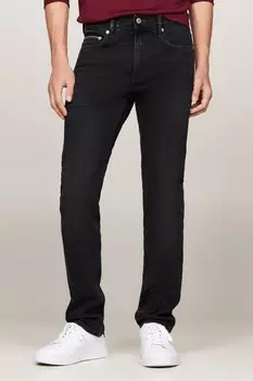 Узкие прямые джинсы bleecker Tommy Hilfiger, черный
