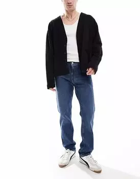 Узкие прямые джинсы Calvin Klein Jeans средней потертости