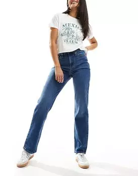 Узкие прямые джинсы Izzie с высокой посадкой темного цвета Tommy Jeans