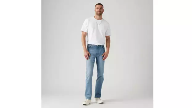 Узкие прямые мужские джинсы 513 Levi's Flex, цвет Worn to Ride - Medium Wash - Stretch