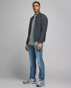 Узкие прямые мужские джинсы Tim Jack & Jones, синий