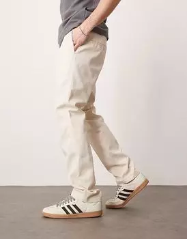 Узкие рабочие брюки Dickies 872 в кремово-белом цвете