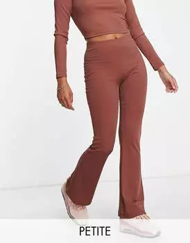 Узкие расклешенные леггинсы в рубчик ASOS 4505 Petite