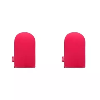 Узкие розовые бархатные рукавицы для загара Бархатистая мягкая роскошная текстура Водонепроницаемая подкладка, защищающая руки от пятен Гладкая поверхность для безупречного результата Долговечная, можно стирать в машине 1 шт. Аппликатор 1 шт. Sk...