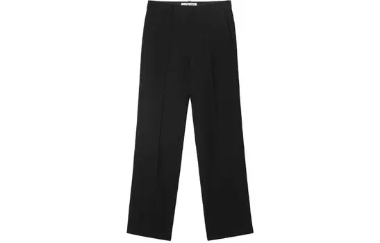 Узкие шерстяные брюки по фигуре Loewe, черный