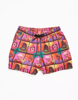 Узкие шорты ASOS DESIGN Pride с одинаковым принтом