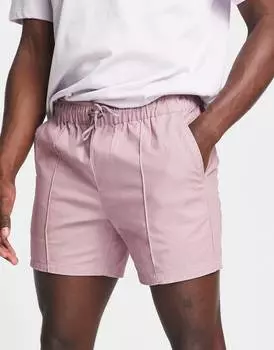 Узкие шорты чинос ржаво-красного цвета ASOS DESIGN