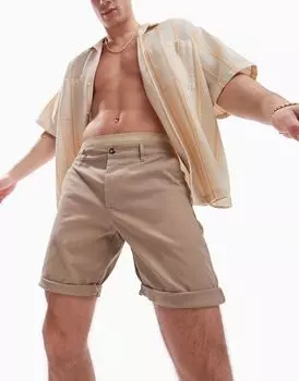 Узкие шорты чинос средней длины ASOS DESIGN
