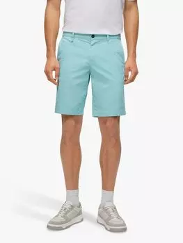 Узкие шорты HUGO BOSS Schino, открытые, синие