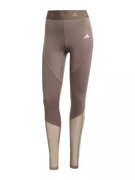 Узкие спортивные брюки ADIDAS PERFORMANCE Hyperglam, коричневый
