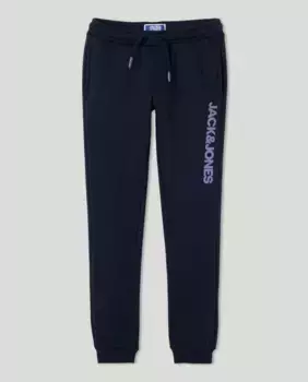 Узкие спортивные брюки для мальчика Jack & Jones, темно-синий