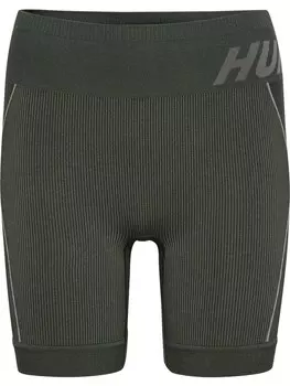 Узкие спортивные брюки Hummel CHRISTEL, темно-зеленый