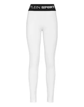 Узкие спортивные брюки Plein Sport, белый