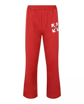 Узкие спортивные брюки Single Arrow Off-White, красный
