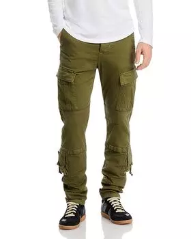 Узкие тактические брюки-карго John Elliott, зеленый