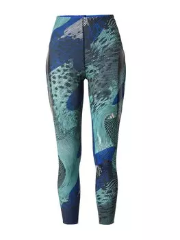Узкие тренировочные брюки Adidas Adizero Allover Print, синий