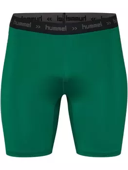 Узкие тренировочные шорты Hummel, темно-зеленый