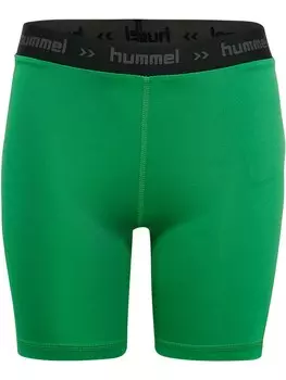 Узкие тренировочные шорты Hummel, зеленый