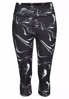 Узкие тренировочные брюки Lascana, черный