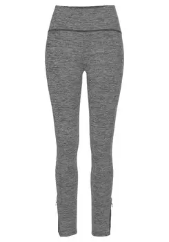 Узкие тренировочные брюки Lascana, серый