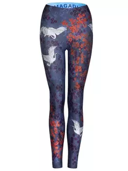 Узкие тренировочные брюки Magadi Happy Birds, синий