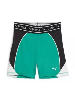Узкие тренировочные брюки PUMA Train Strong 5, зеленый