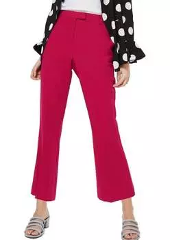 Узкие укороченные брюки Kick Flare цвета маджента Topshop, цвет magenta