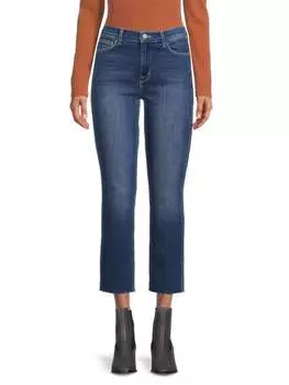 Узкие укороченные джинсы L'AGENCE Sada, sequoia blue