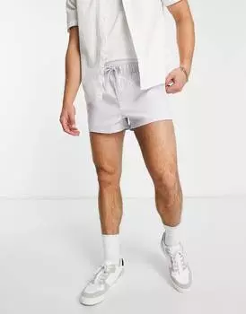 Узкие укороченные шорты чинос с резинкой на талии ASOS DESIGN