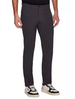 Узкие зауженные брюки 7 For All Mankind, цвет Gunmetal