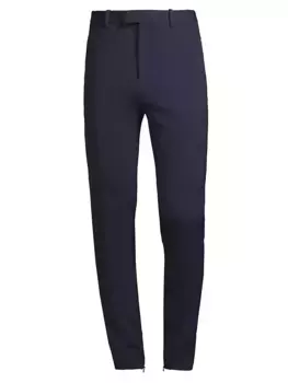 Узкие зауженные брюки Ferragamo, цвет midnight