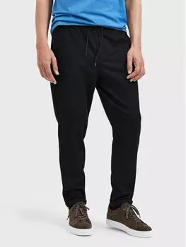 Узкие зауженные брюки Selected Homme, черный