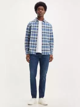 Узкие зауженные джинсы 512 Levi's, индиго, поношенное
