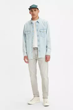 Узкие зауженные джинсы 512 Levi's, светло-серый